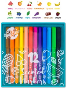 Flamastry pachnące zestaw 12 kolorów zapachowe Stnux