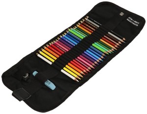 Kredki Polycolor w czarnym etui 24 kolory Koh i Noor