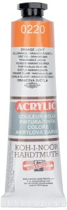 Farba akrylowa pomarańczowa 40 ml, Koh i Noor