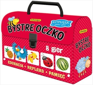Gra w kuferku Bystre Oczko zestaw 8 gier, Adamigo