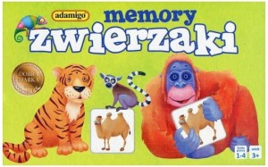 Gra Memory Mini Zwierzaki, Adamigo