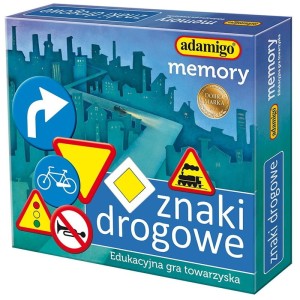 Gra znaki drogowe memory, Adamigo