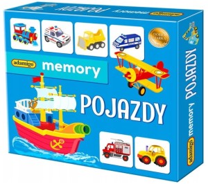 Gra Memory - Pojazdy, Adamigo