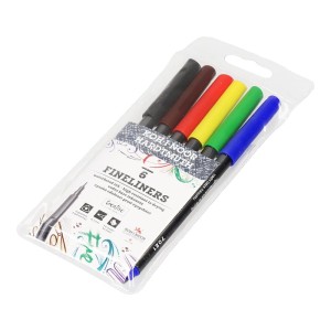 Cienkopisy zestaw 6 kolorów 0,3 mm, Koh i Noor