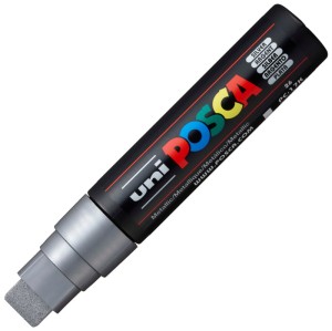 Marker z farbą Posca PC-17K srebrny, Uni