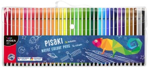 Flamastry pisaki 36 kolorów w etui Kidea