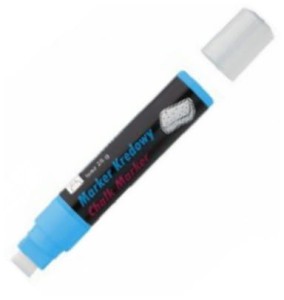 Marker kredowy niebieski jasny gruby 8x15 mm Jumbo Toma