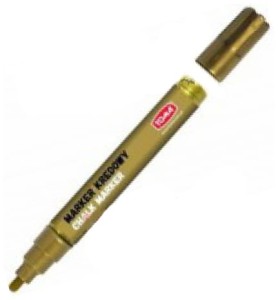 Marker kredowy złoty okrągła końcówka 4,5 mm Toma