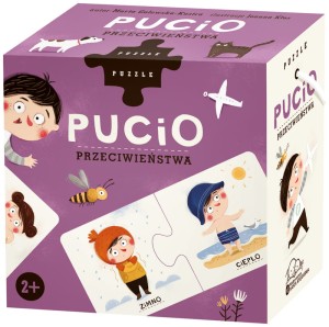 Puzzle Pucio Przeciwieństwa 2+, Nasza Księgarnia