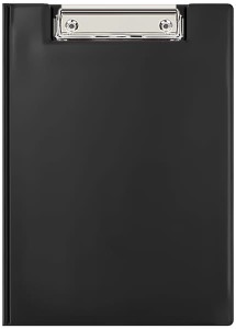 Teczka podkładka z klipem A5 czarna, Biurfol