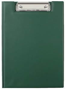 Teczka podkładka z klipem A5 zielona ciemna, Biurfol