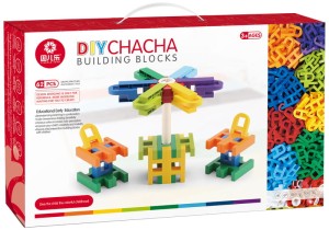 Klocki Drabinki 62 elementy 8 kolorów Askato