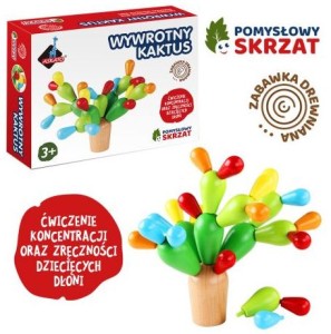 Zabawka edukacyjna Wywrotny kaktus Askato