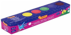 Farby do malowania palcami 5 kolorów x 35 ml, JOVI