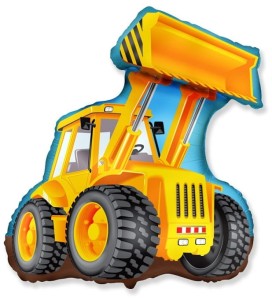 Balon foliowy Koparka 81x66 cm, GoDan