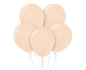 Balony pastelowe cieliste 30 cm 10 sztuk, Godan