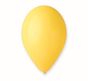 Balony pastelowe żółte 25 cm 100 sztuk, GoDan