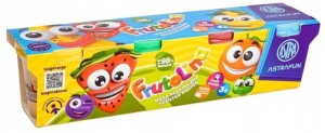 Masa plastyczna Frutolina 4 kolory x 100g Pachnąca, Astra