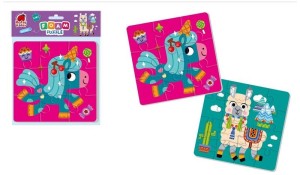 Puzzle piankowe Jednorożec i Lama 2w1 3+, Roter Kafer