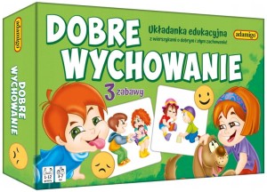 Gra Dobre wychowanie mini 3+, Adamigo