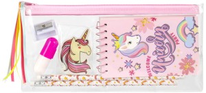 Zestaw szkolny piórnik + akcesoria Unicorn, Starpak