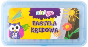 Pastele kredowa 12 kolorów w etui, Strigo