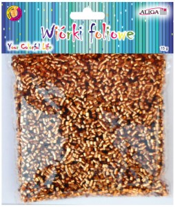 Wiórki foliowe miedziane opakowanie 15g, Aliga