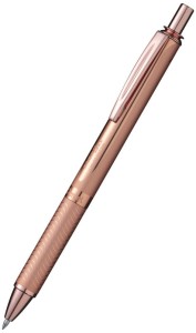Pióro kulkowe Sterling EnerGel rose gold 0,7 mm niebieski w pudełku BL407, Pentel