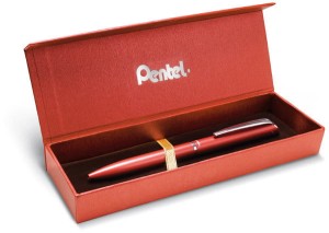 Pióro kulkowe Sterling EnerGel czerwone 0,7 mm niebieski w etui BL2007, Pentel