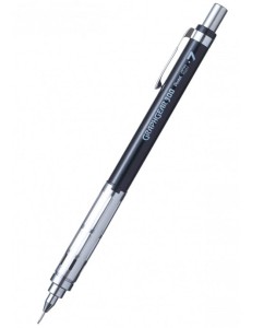 Ołówek automatyczny 0,7 mm czarny GraphGear 300, Pentel