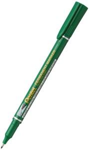 Marker permanentny Pentel zielony 0,6 - 1 mm NF450