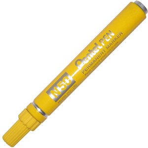 Marker permanentny Pentel żółty 1,5 mm N50 aluminiowa obudowa