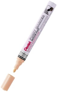 Marker olejowy Pentel żółty kremowy 4,5 mm MMP10 aluminiowa obudowa