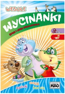 Książka wycinanka Wesołe wycinanki Smok i jego przyjaciele, Niko