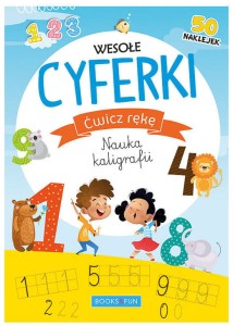 Książka Wesołe cyferki Ćwicz rękę Nauka kaligrafii, MSZ