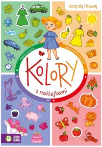Książka Uczę się i bawię Kolory z naklejkami 4+, Zielona Sowa