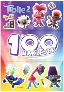 Książka 100 naklejek Trolle 2 3+, Media Rodzina
