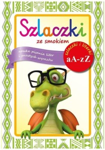 Książka do nauki pisania liter Szlaczki ze smokiem, MD