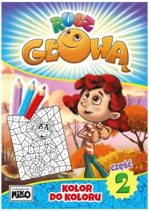Książka z zadaniami Rusz głową Kolor do koloru część 2, Niko