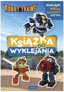 Książka do wyklejania Robot Trains, Egmont