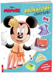 Książka z naklejkami Minnie Brokatowe ubieranki, Ameet