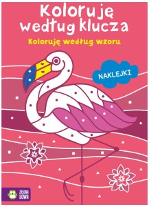 Kolorowanka z naklejkami Koloruję według klucza 4+, Zielona Sowa