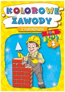 Kolorowanka z naklejkami Kolorowe zawody 2, MD