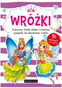 Kolorowanka z naklejkami Wróżki Kolorowy Świat Zabaw, MSZ