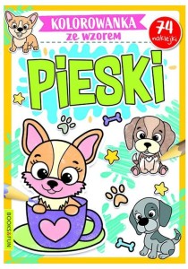 Książka Kolorowanka ze wzorem. Pieski, Books&Fun
