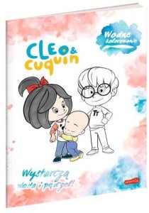 Kolorowanka wodna Cleo i Cuquin 3+, Harpercollins