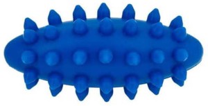 Fasolka sensoryczna do masażu i rehabilitacji 7,4 cm niebieska, Tullo