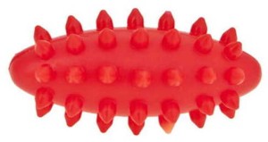 Fasolka sensoryczna do masażu i rehabilitacji 7,4 cm czerwona, Tullo