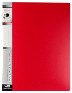 Album ofertowy 80 koszulek czerwony A4, Titanum