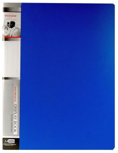 Album ofertowy 100 koszulek niebieski A4, Titanum